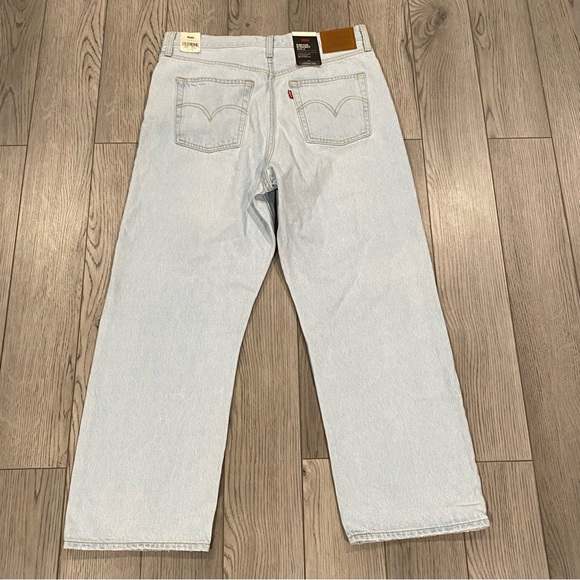 NWT Levi's Premium Women’s Ribcage Straight Ankle Button Fly Blue Jeans - 31x27 - Picture 11 of 12
